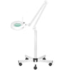 Lupenlampe LED 5D mit Standfuß S5 Weiß