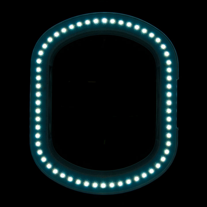 Lupenleuchte Elegante 6028 60 SMD-LED 5D Einstellbare Helligkeit mit Schraubzwinge Weiß 4