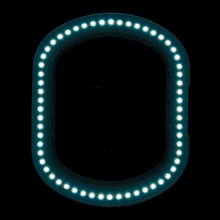 Lupenleuchte Elegante 6028 60 SMD-LED 5D Einstellbare Helligkeit mit Standfuß Weiß 5