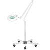 Lupenlampe LED 5D mit Standfuß Einstellbare Lichtstärke S5 Weiß