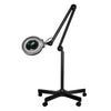 Lupenlampe LED 5D mit Standfuß Einstellbare Lichtstärke S5 Schwarz