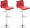 2er-Set Barhocker 105 Kunststoff Rot