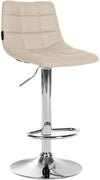 Barhocker 107 Kunstleder Creme