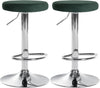2er-Set Barhocker 109 Samt Grün