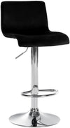 Barhocker 105 Samt Schwarz