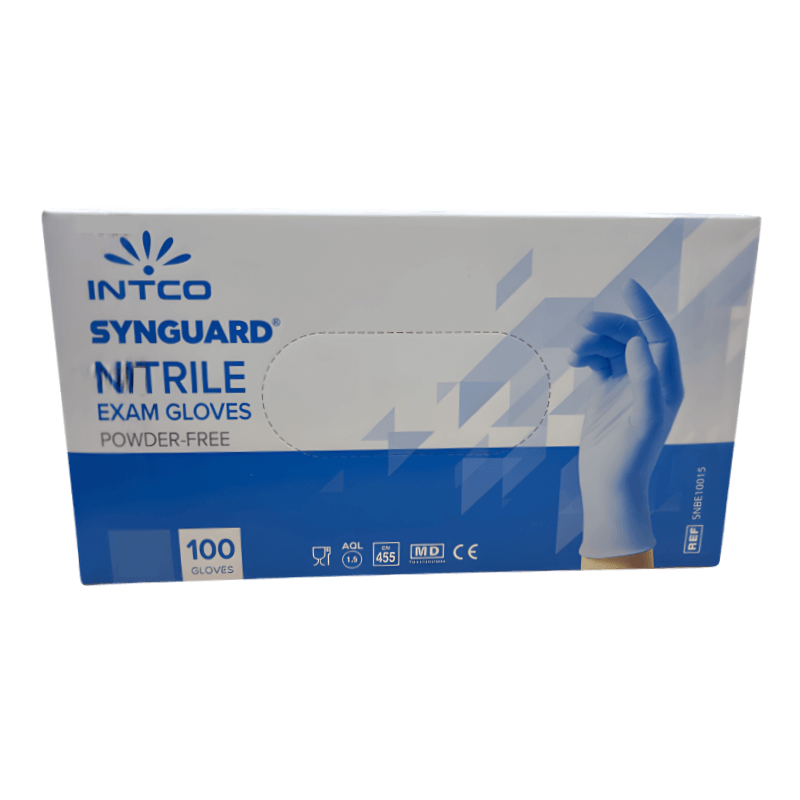intco handschuhe Handschuhe Intco Synguard Nitril Blau 100st. S – – Nagelfraeser-shop.de