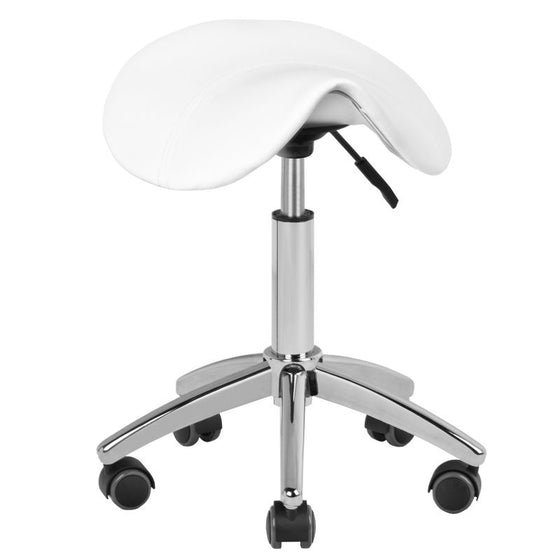 Sattelhocker Höhenverstellbar AM-302 Weiß