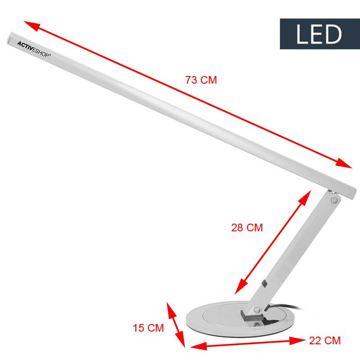 Tischlampe Kosmetik LED Slim 8.4W Aluminium - Bild 3