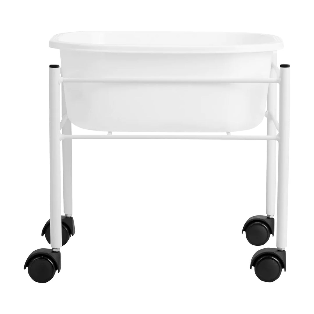 Fußbadewanne Pediküre auf Rollen Weiß - Bild 3