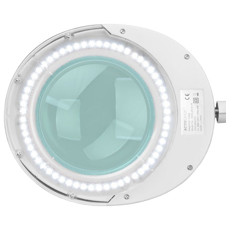 Lupenleuchte Elegante 6025 60 SMD-LED 5D mit Schraubzwinge Weiß 2