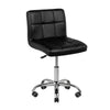 Rollhocker Höhenverstellbar mit Lehne A-5299 Schwarz