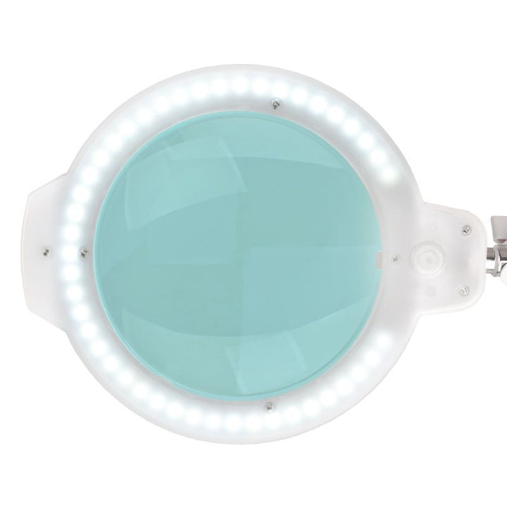 Lupenleuchte SMD-LED Glow Moonlight 8013 5D mit Schraubzwinge Weiß 3