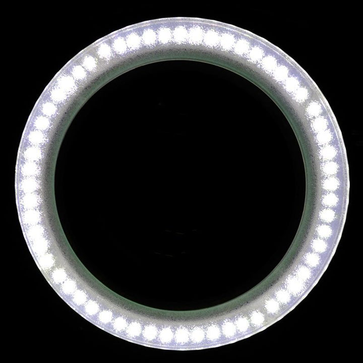Lupenleuchte Elegante 6014 60 SMD-LED 5D mit Schraubzwinge Weiß 6