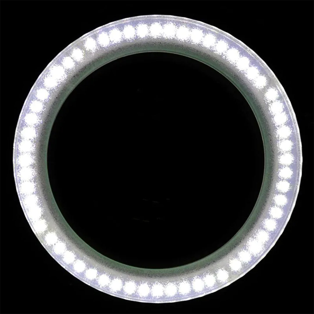 Lupenleuchte Elegante 6014 60 SMD-LED 5D mit Standfuß Weiß