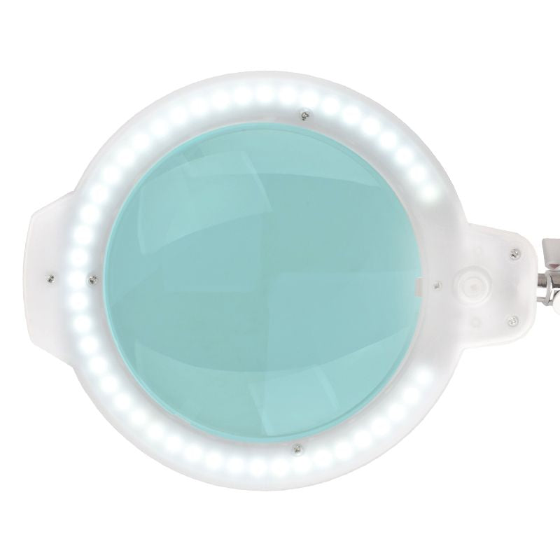 Lupenleuchte SMD-LED Glow Moonlight 8012 5D mit Standfuß Weiß 5