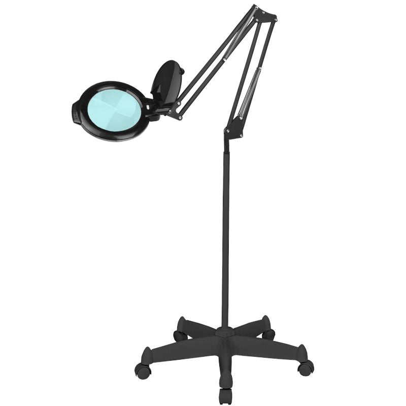 Lupenleuchte SMD-LED Glow Moonlight 8012 5D mit Standfuß Schwarz 1