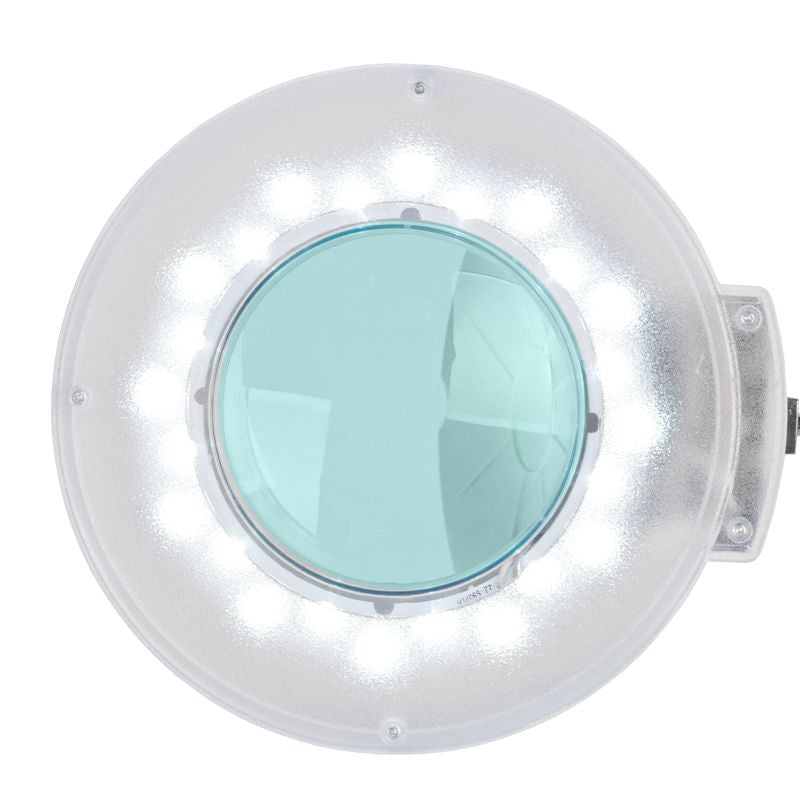 Lupenleuchte LED S5 5D mit Schraubzwinge Weiß 5