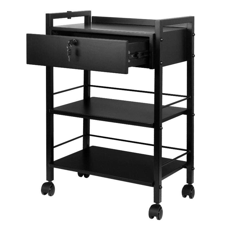 Kosmetikwagen Giovanni 1019A Schwarz - Bild 6