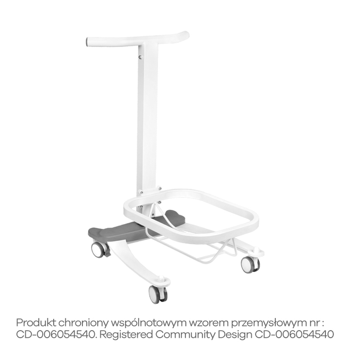 Fußbadewanne Pediküre Comfort auf Rollen mit Liftfunktion Weiß - Bild 3