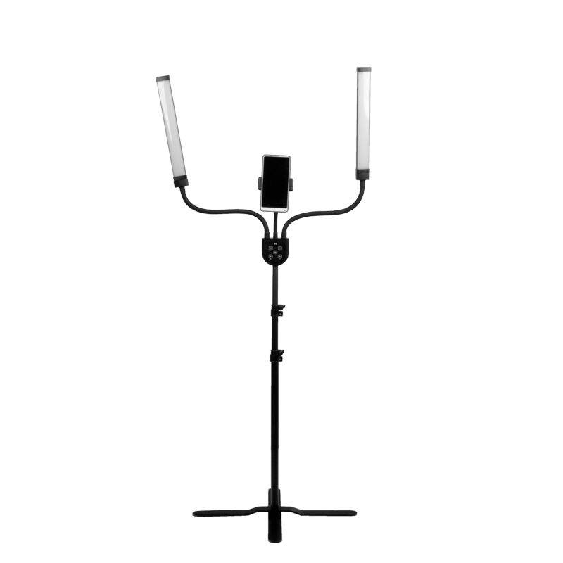 Wimpernlampe LED mit Stativ und einstellbarer Farb- und Lichtintensität Polluks IV Schwarz - Bild 3