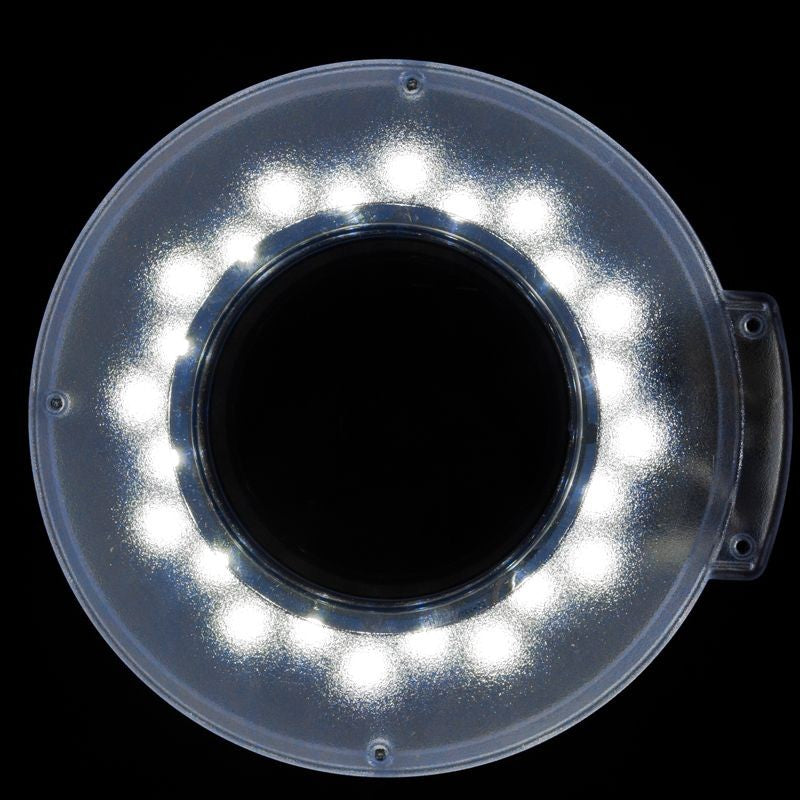 Lupenleuchte LED S5 5D Einstellbare Helligkeit mit Standfuß Weiß 3