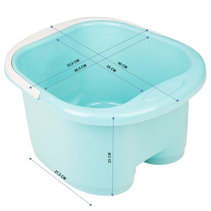 Pediküre Schüssel mit Massagerollen Blau - Bild 5