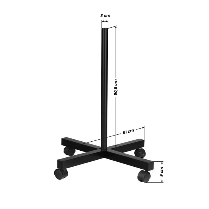 Lupenleuchte S4 5D mit Standfuß Schwarz 5