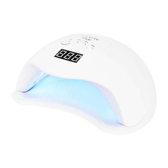 UV Lampe Nägel Dual LED Glow 5 48W USB Weiß
