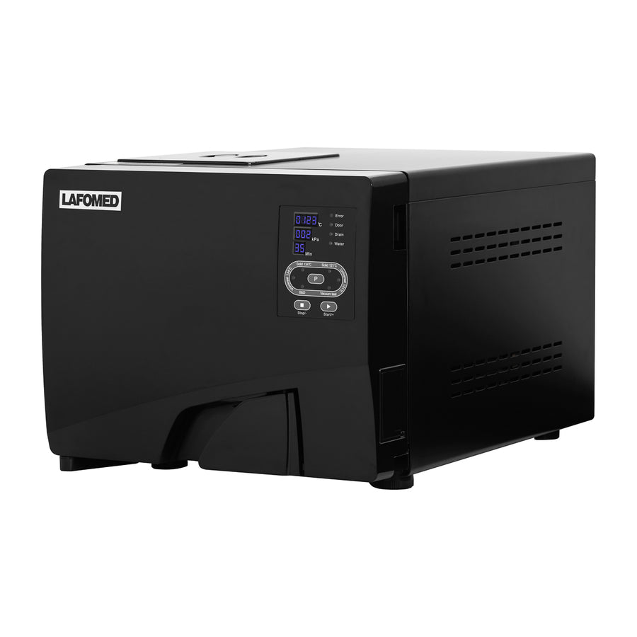 Lafomed Autoklav Standard Line LFSS08AA LED mit Drucker 8 L Medizinische Klasse B schwarz 1