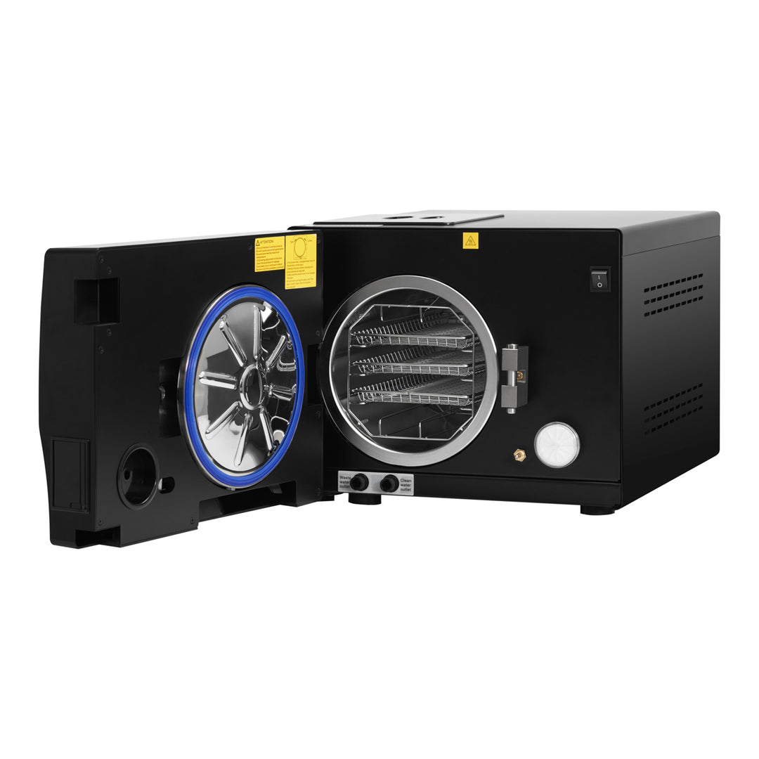 Lafomed Autoklav Standard Line LFSS08AA LED mit Drucker 8 L Medizinische Klasse B schwarz 3