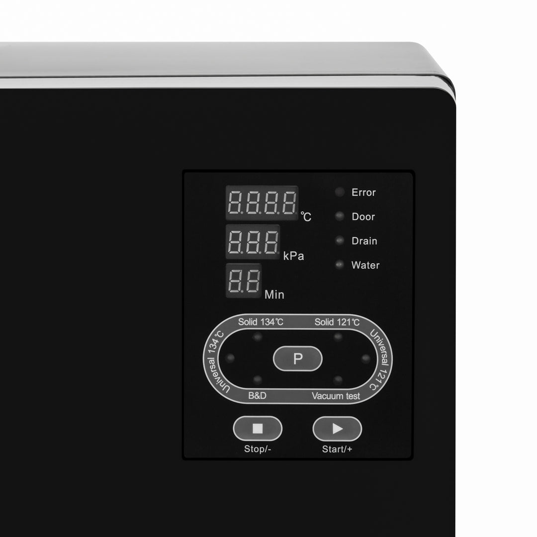 Lafomed Autoklav Standard Line LFSS08AA LED mit Drucker 8 L Medizinische Klasse B schwarz 4
