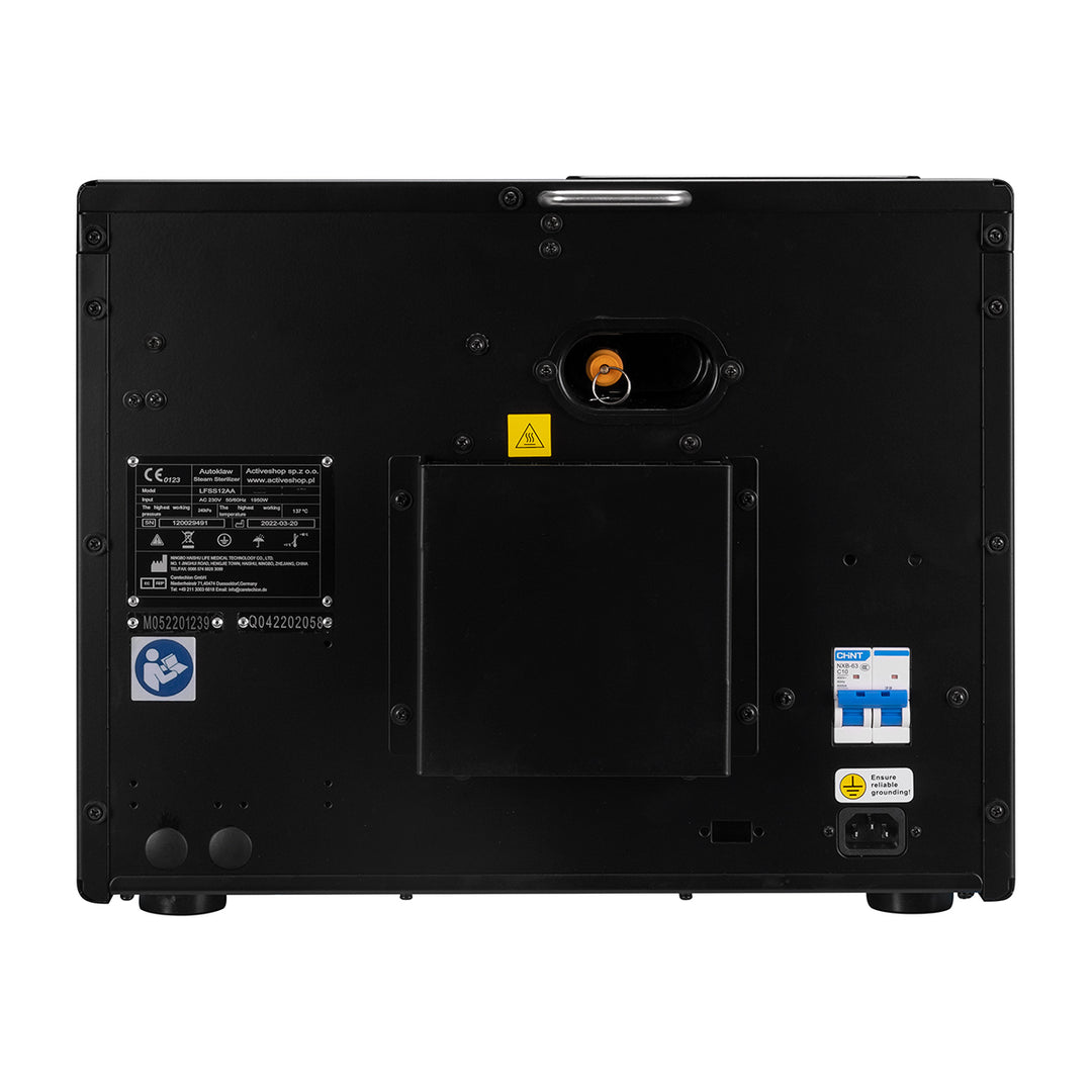 Lafomed Autoklav Standard Line LFSS08AA LED mit Drucker 8 L Medizinische Klasse B schwarz 14