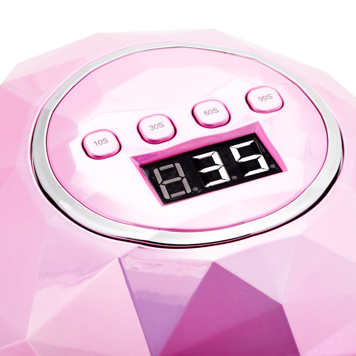 UV Lampe Nägel LED Shiny 86W Rosa - Bild 6