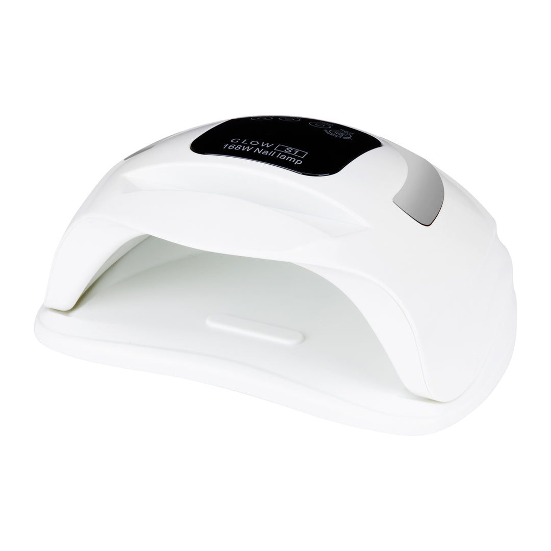 UV Lampe Nägel Dual LED Glow S1 168W Weiß-Silber - Bild 2