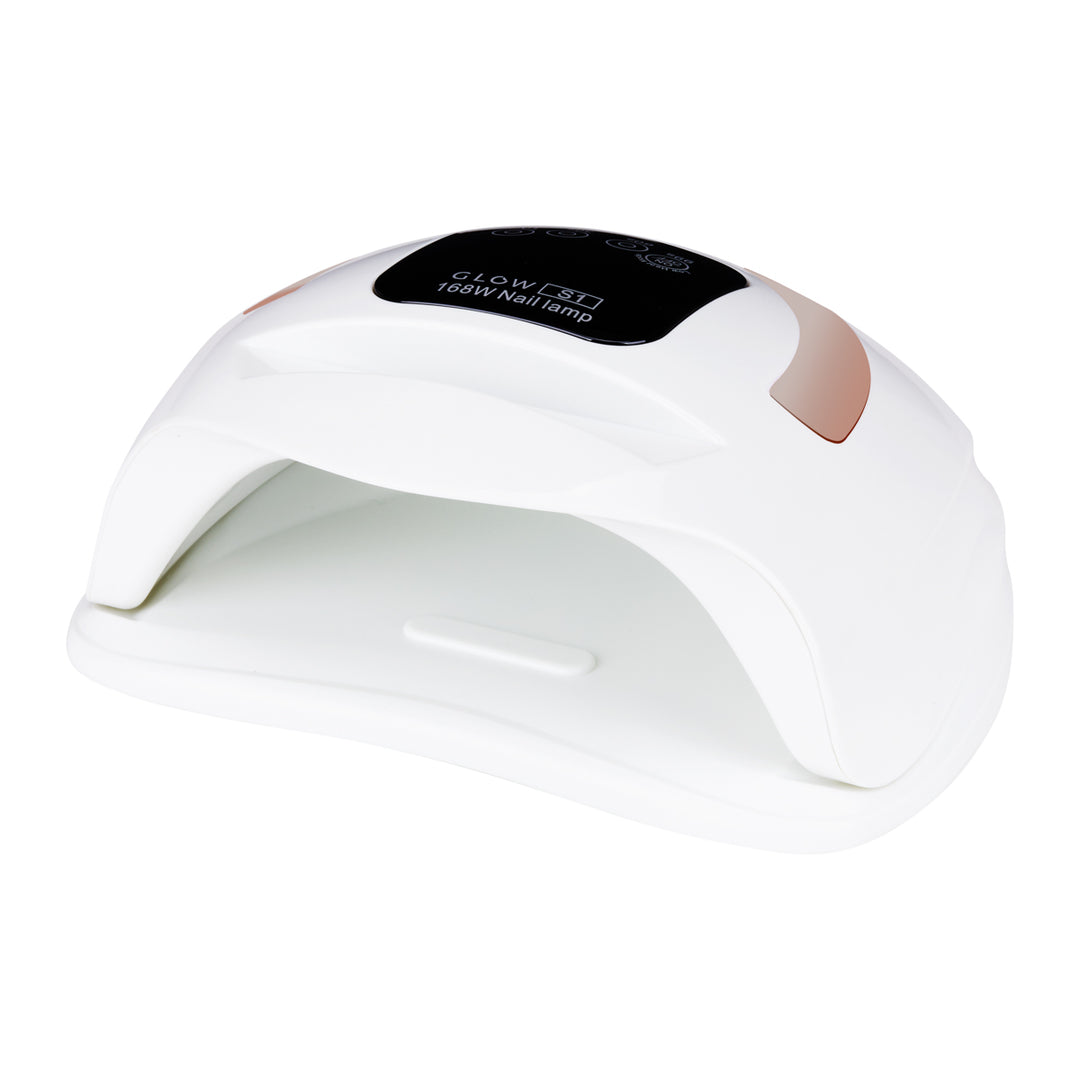 UV Lampe Nägel Dual LED Glow S1 168W Weiß-Gold - Bild 2