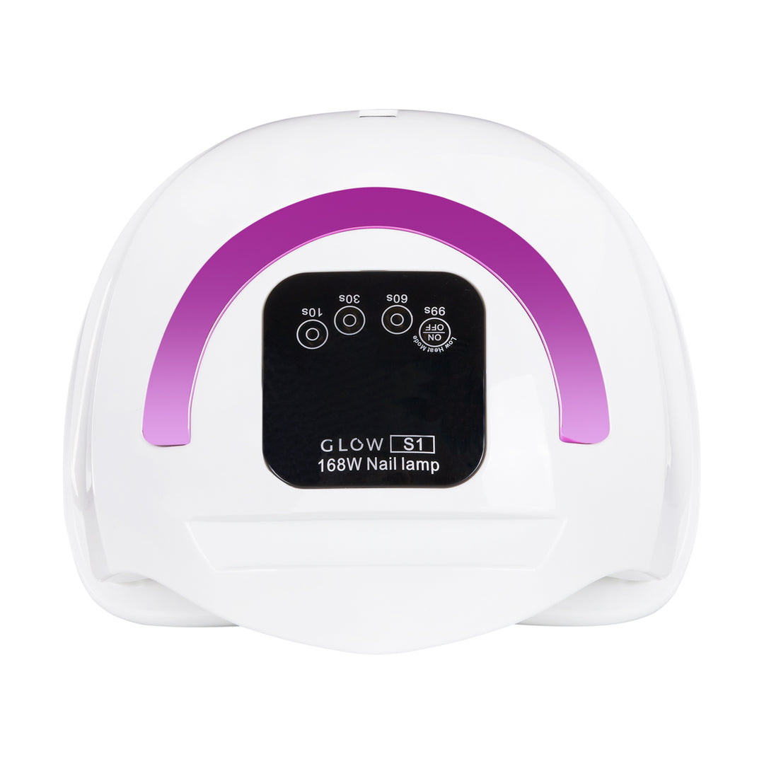 UV Lampe Nägel Dual LED Glow S1 168W Weiß-Rosa - Bild 6