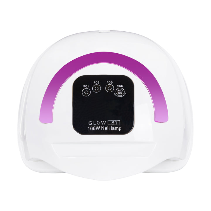 UV Lampe Nägel Dual LED Glow S1 168W Weiß-Rosa - Bild 6