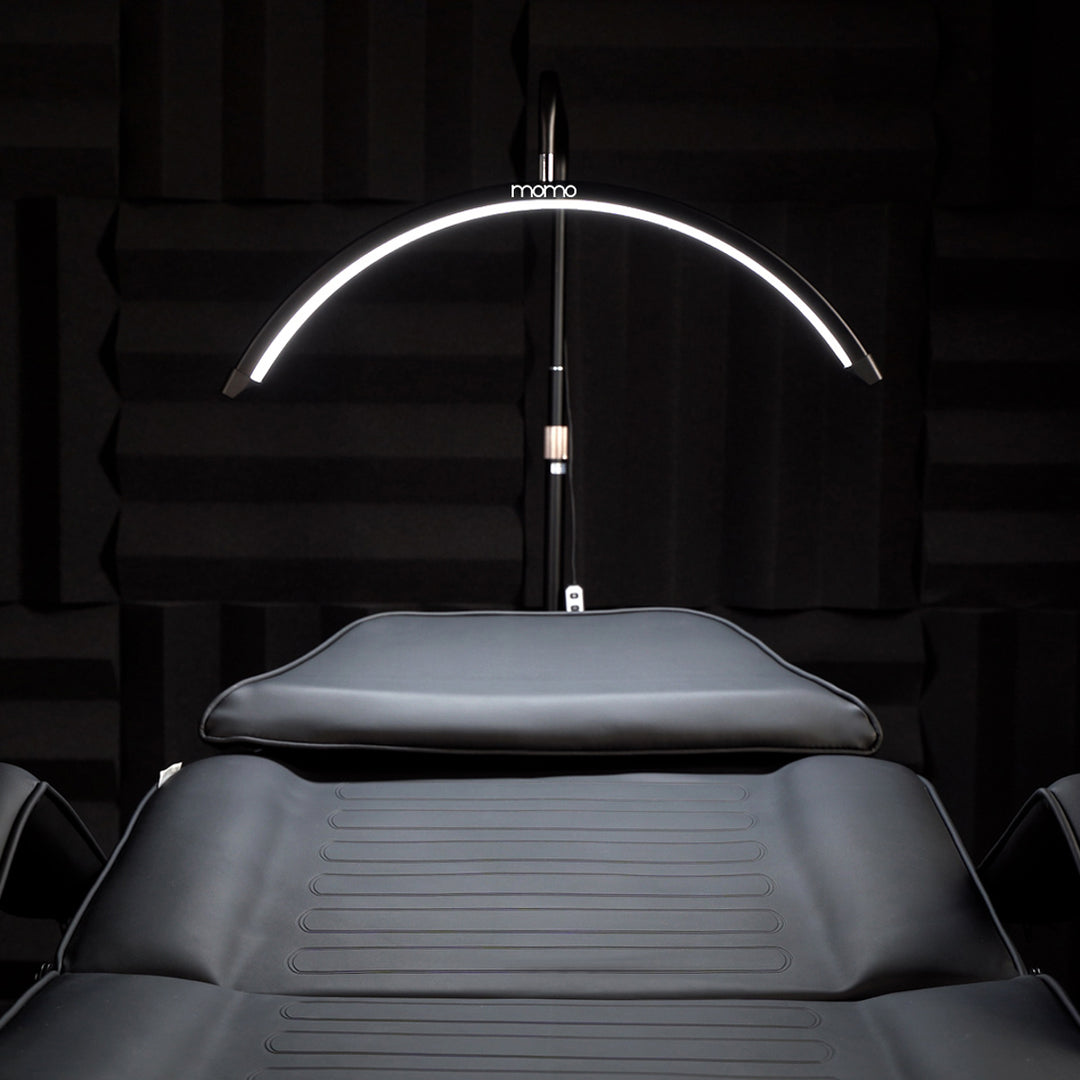 Wimpernlampe LED mit Stativ und einstellbarer Farb- und Lichtintensität Momo Moon MX6 Schwarz - Bild 14