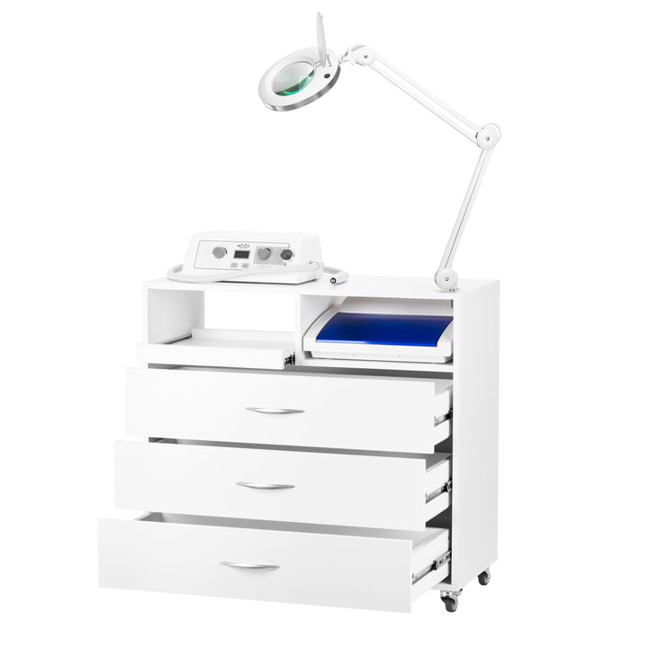 Podologie Set Y-200 mit Rollwagen, Nagelfräser, Lupenlampe und UV-C-Gerät - Bild 2