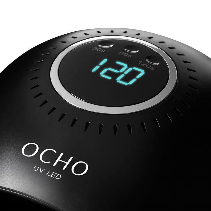 UV Lampe Nägel LED Ocho Nails 8 84W Schwarz - Bild 6