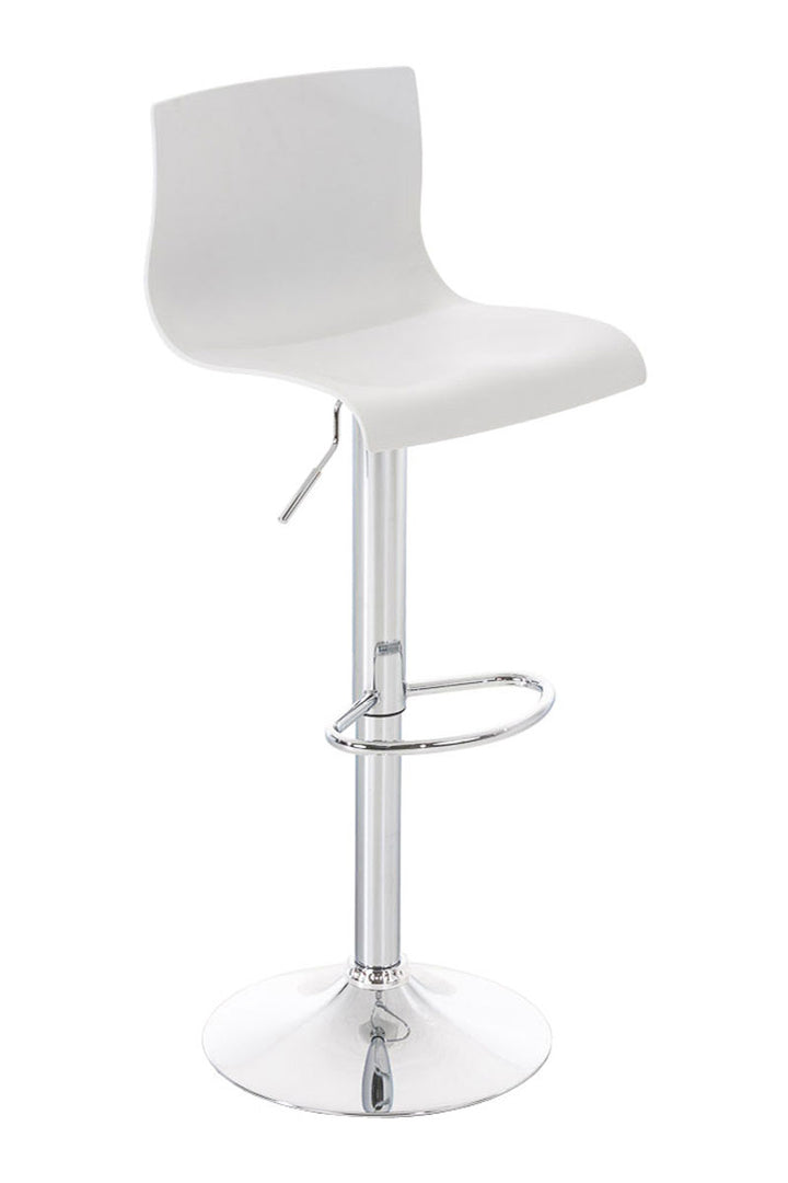 Barhocker 105 Kunststoff Weiß
