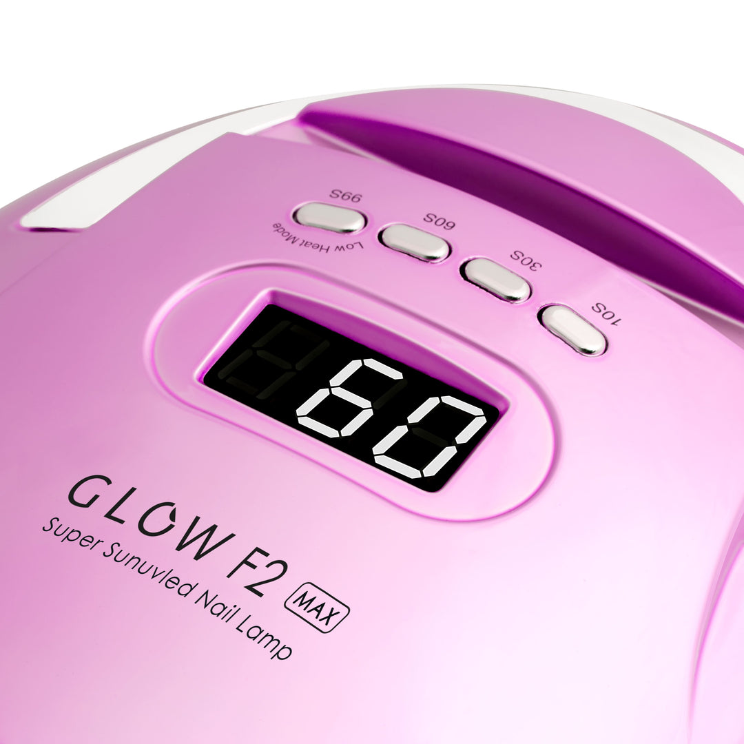 UV Lampe Nägel LED Glow F2 220W Rosa - Bild 4