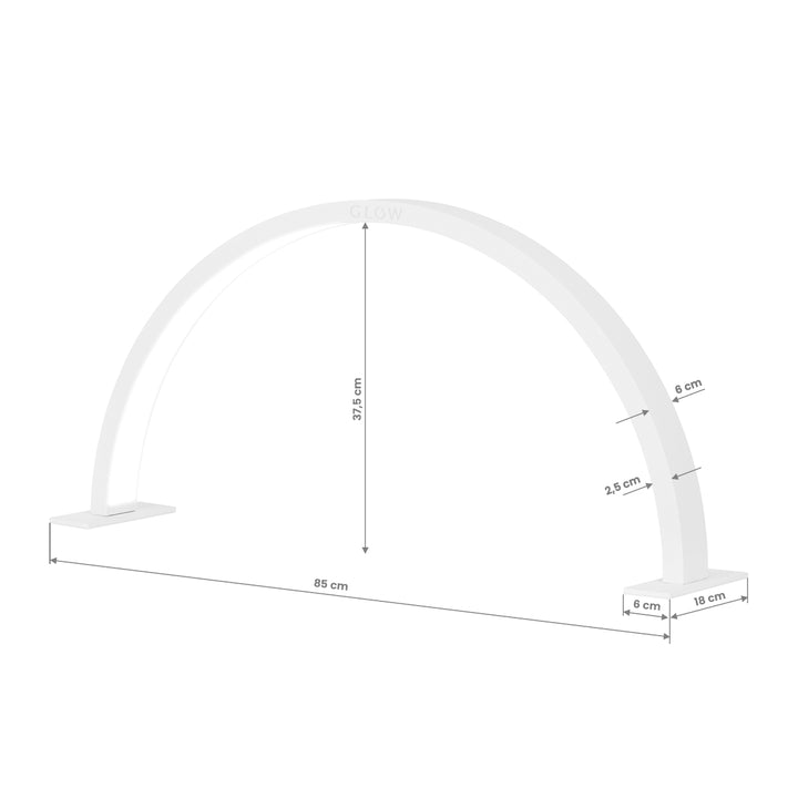 Manikurelampe LED mit einstellbarer Lichtintensität Glow Arche II Weiß - Bild 7