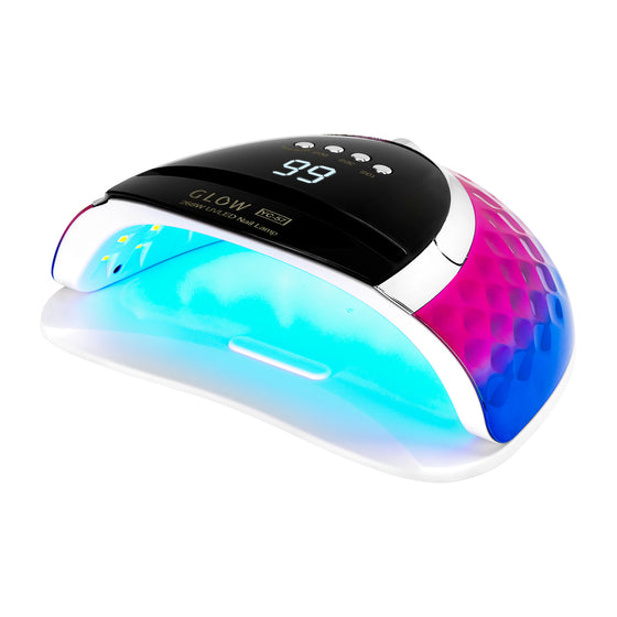 UV Lampe Nägel LED Glow YC57 268W Rosa-Blau
