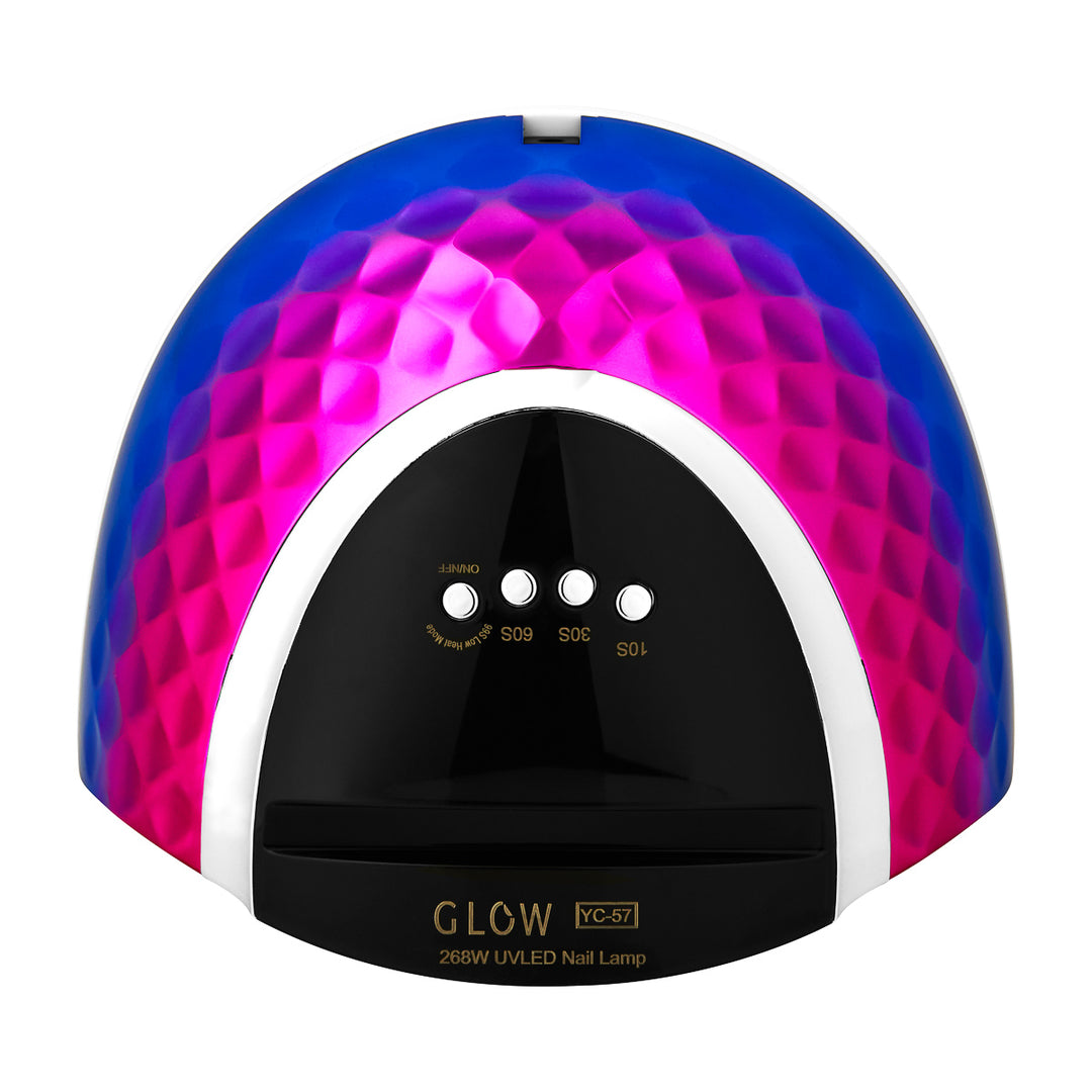 UV Lampe Nägel LED Glow YC57 268W Rosa-Blau - Bild 5