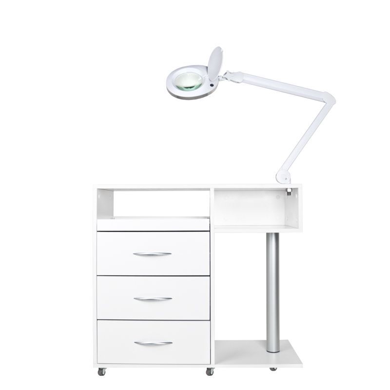 Podologie Set Y-300 mit Rollwagen, Nagelfräser, Lupenlampe und UV-C-Gerät - Bild 3