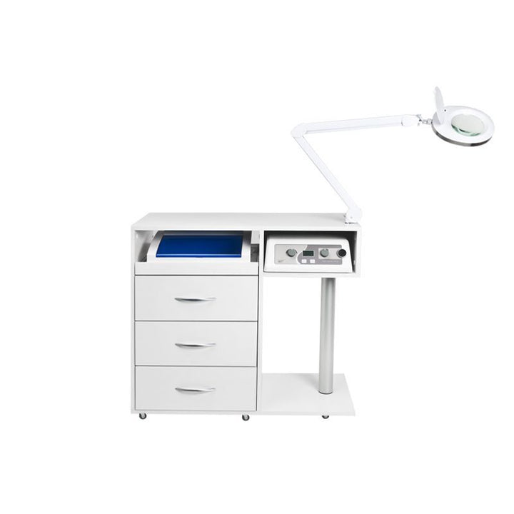 Podologie Set Y-300 mit Rollwagen, Nagelfräser, Lupenlampe und UV-C-Gerät - Bild 9