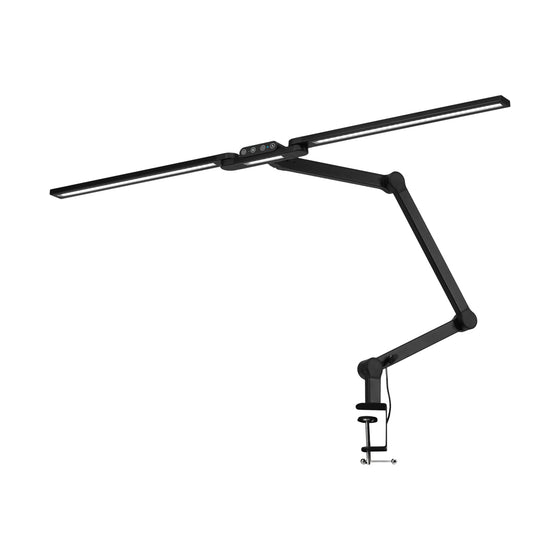 LED-Lampe mit Klemme und einstellbarer Farb- und Lichtintensität Glow L04 Schwarz
