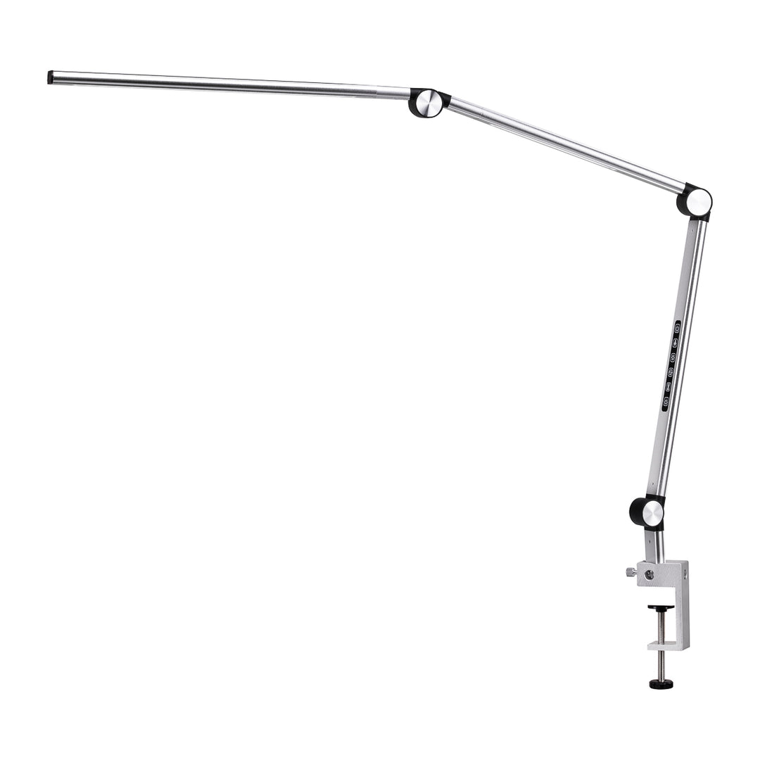 LED-Lampe mit Stativ und einstellbarer Farb- und Lichtintensität Yoga 22W Silber - Bild 3