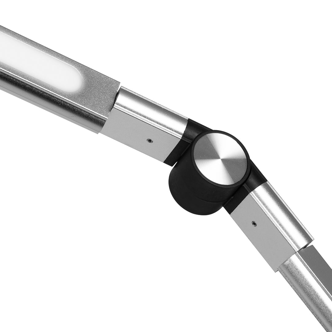 LED-Lampe mit Stativ und einstellbarer Farb- und Lichtintensität Yoga 22W Silber - Bild 8